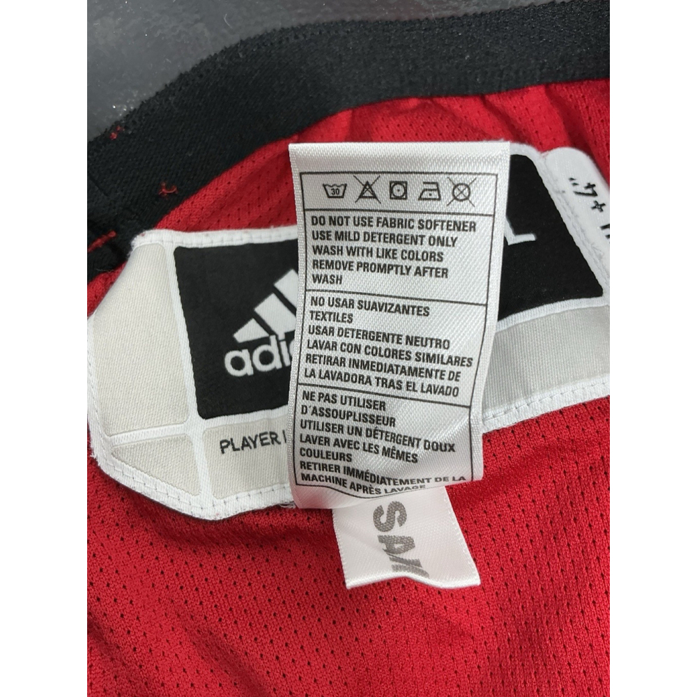 Mens Excellent Condition Adidas Rutgers Red Pull On Basketball Shorts 2 XL - Picture 6 of 7